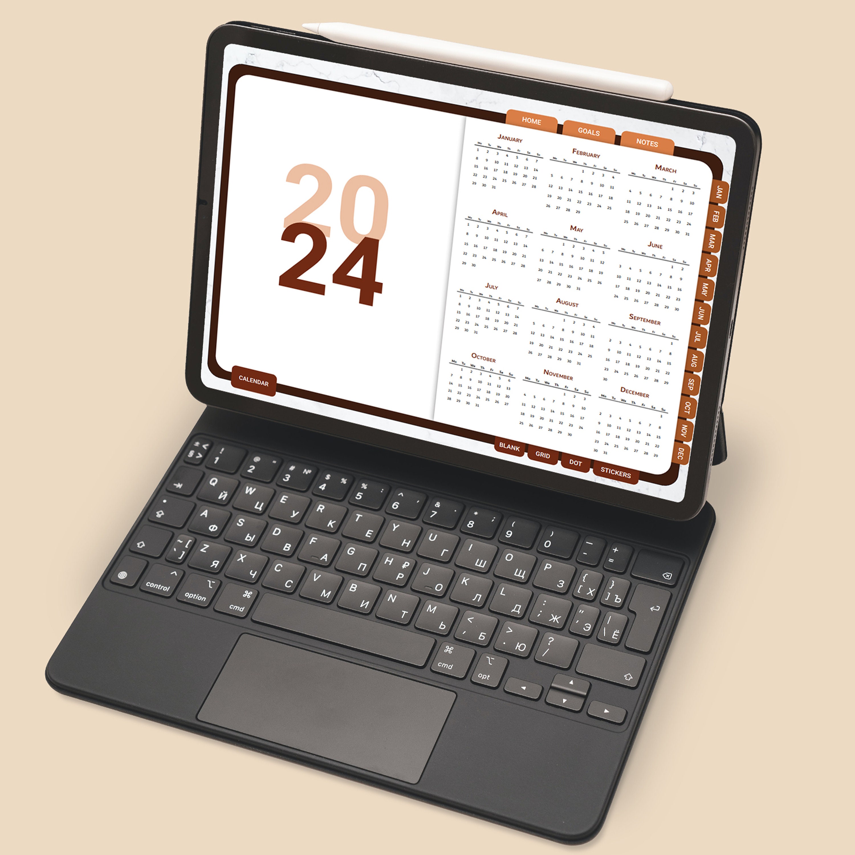 2025-2026 Minimal Digital Planner, Goodnotes Planner, Weekly Planner, Ipad Planner, Goodnotes Template - 2