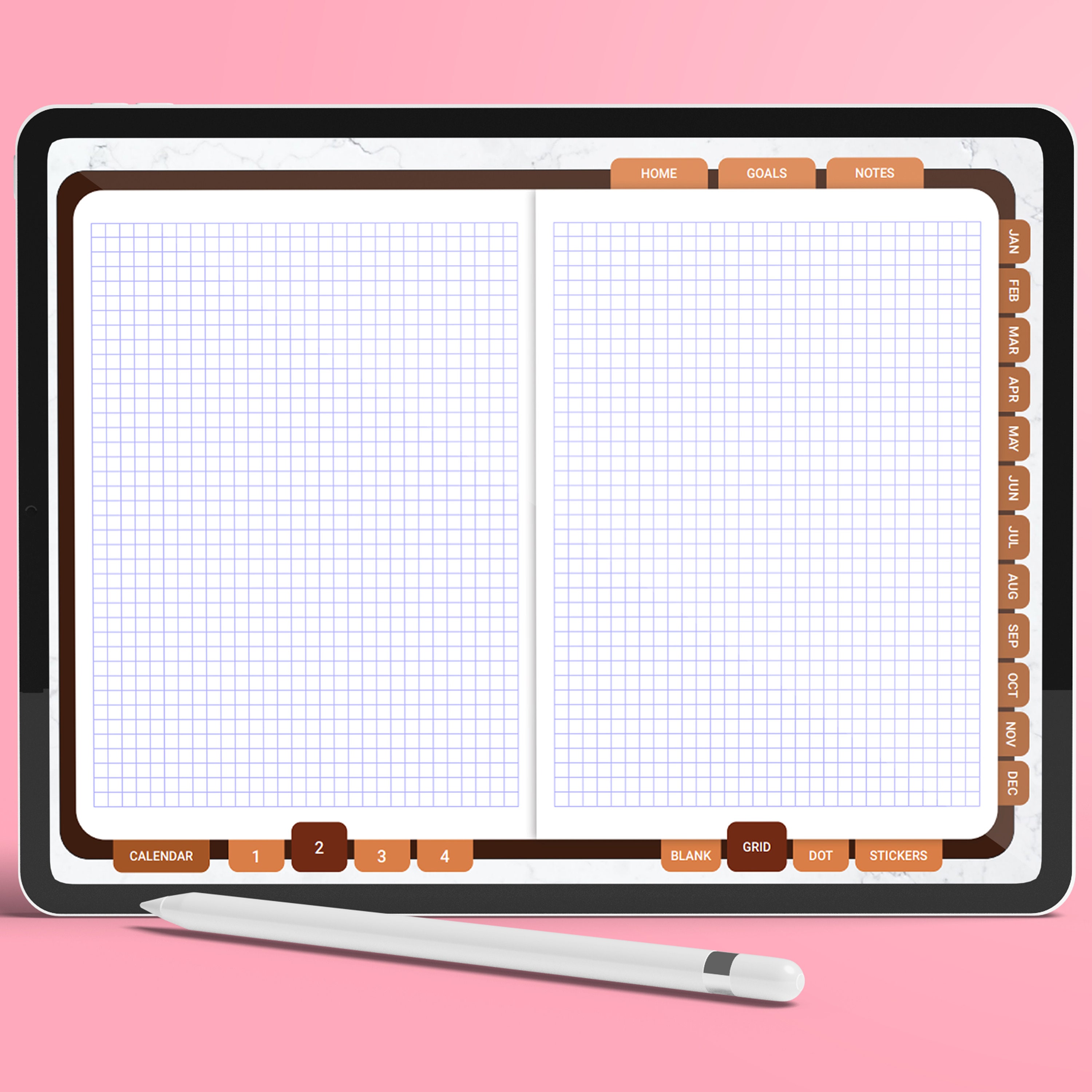 2025-2026 Minimal Digital Planner, Goodnotes Planner, Weekly Planner, Ipad Planner, Goodnotes Template - 5