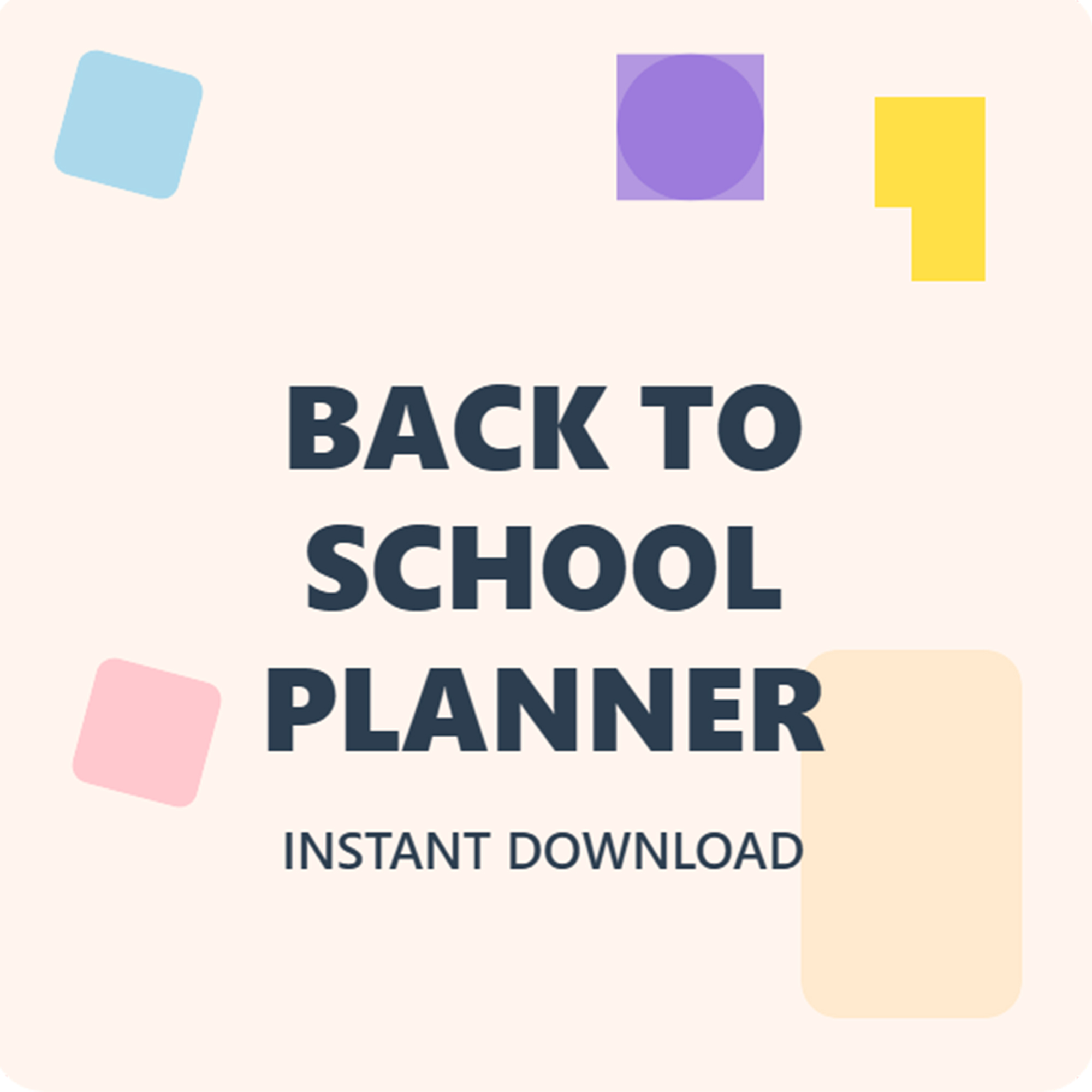 Back To School Printables Pack - Classroom Decor & Student Signs