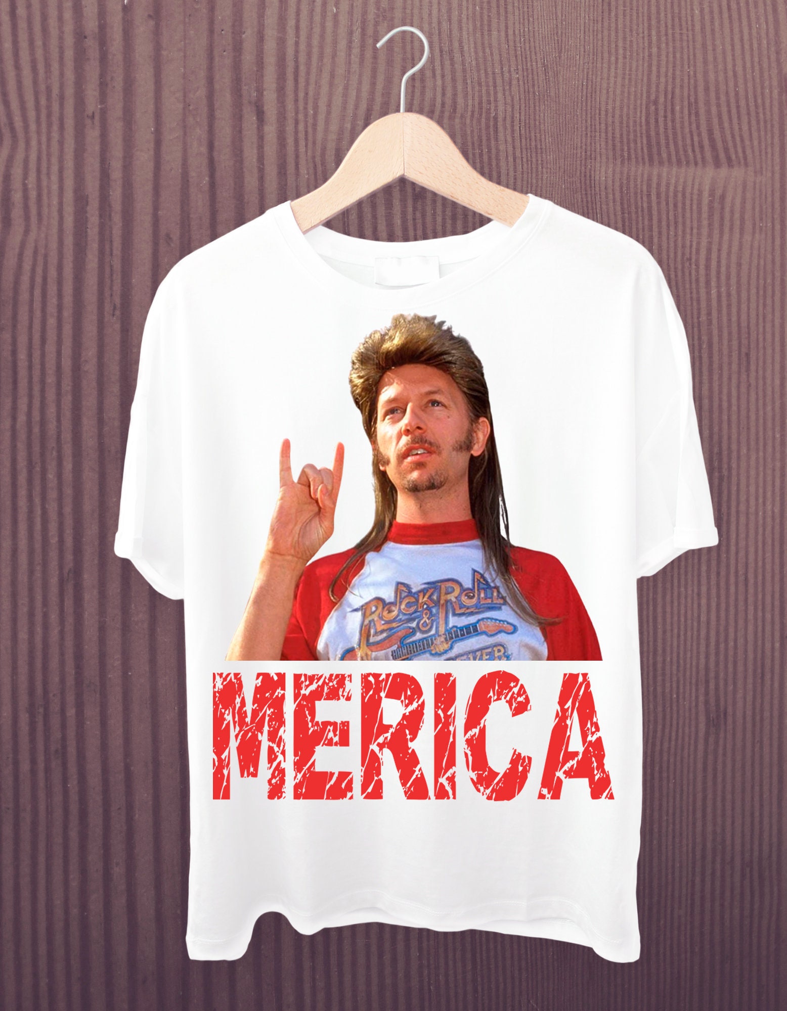 Celebrate Independence Day with Joe Dirt Merica Sublimation PNG Image: Perfect for Fourth of July! - 4