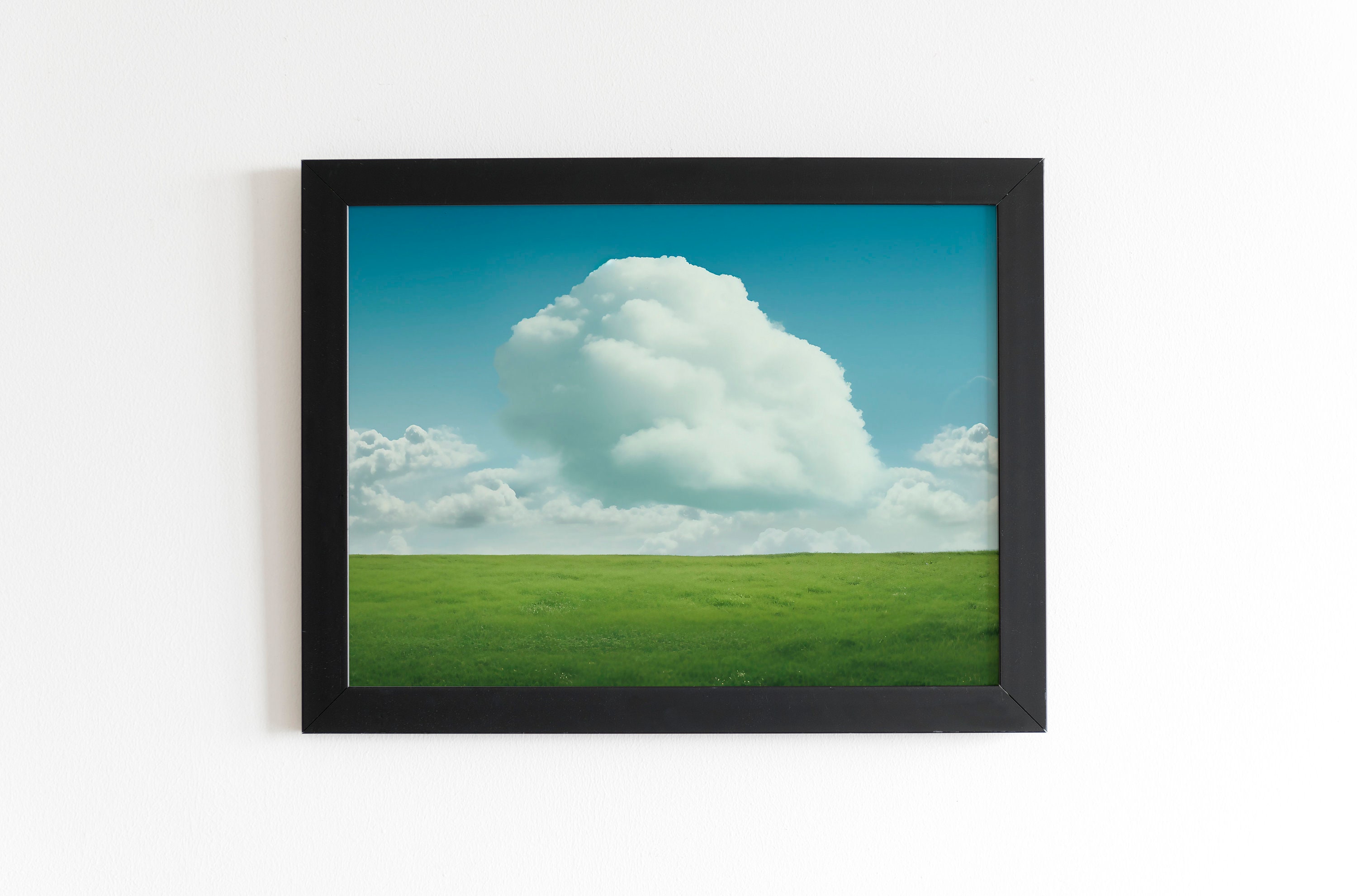 Farmhouse Serenity: Instant Download Cloud Landscape Art - 4