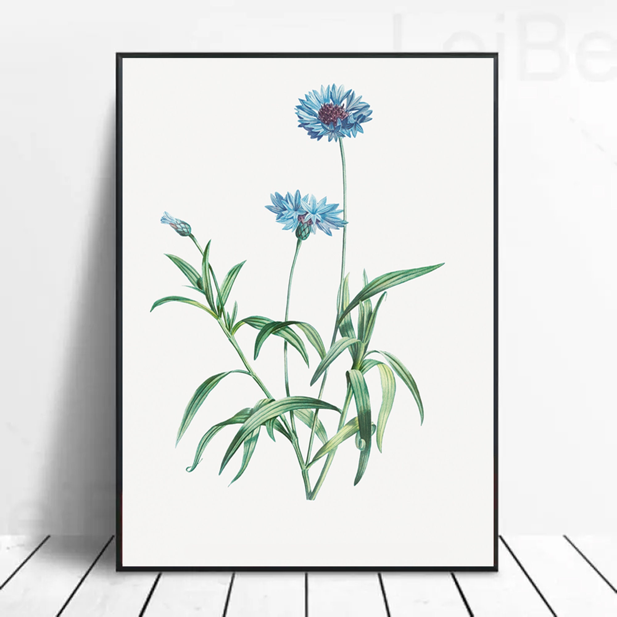 Modern Botanical Collection: Set of 3 Floral Art Prints, Elegant Flower Bouquet Decor, Nature-Inspired Wall Art - 2