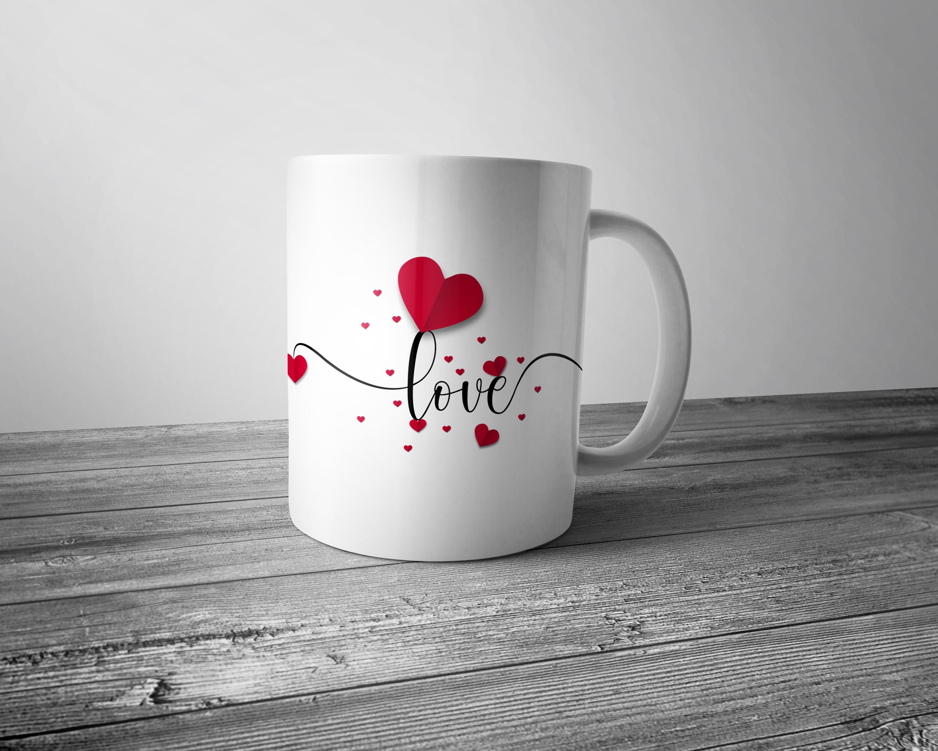 Premium ceramic mug mockup for showcasing your logo, artwork, or personalized message. - 2