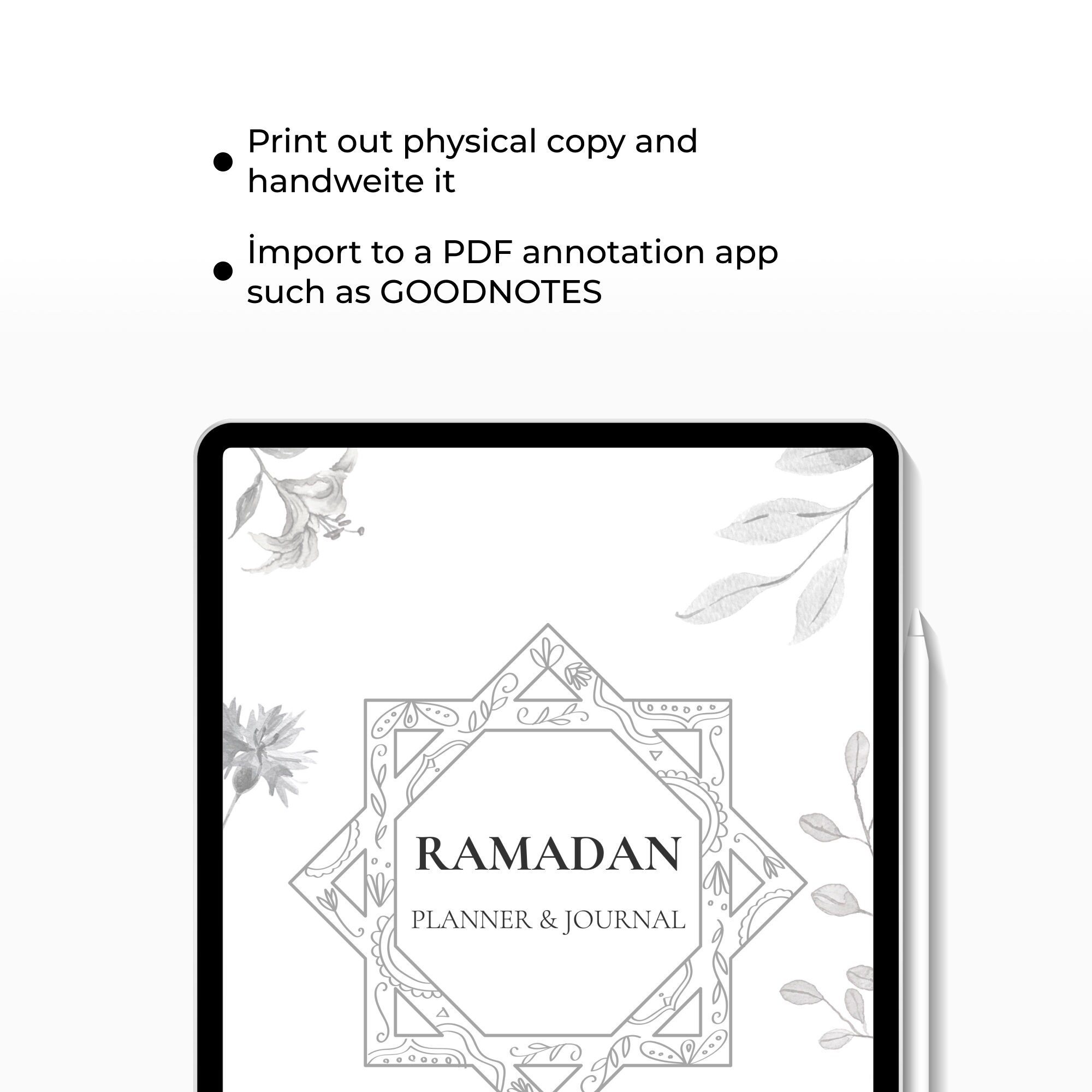 Ramadan Planner & Journal - 30 Days Islamic Organizer with Prayer Tracker, Quran Plan, and Gratitude Journal - 2