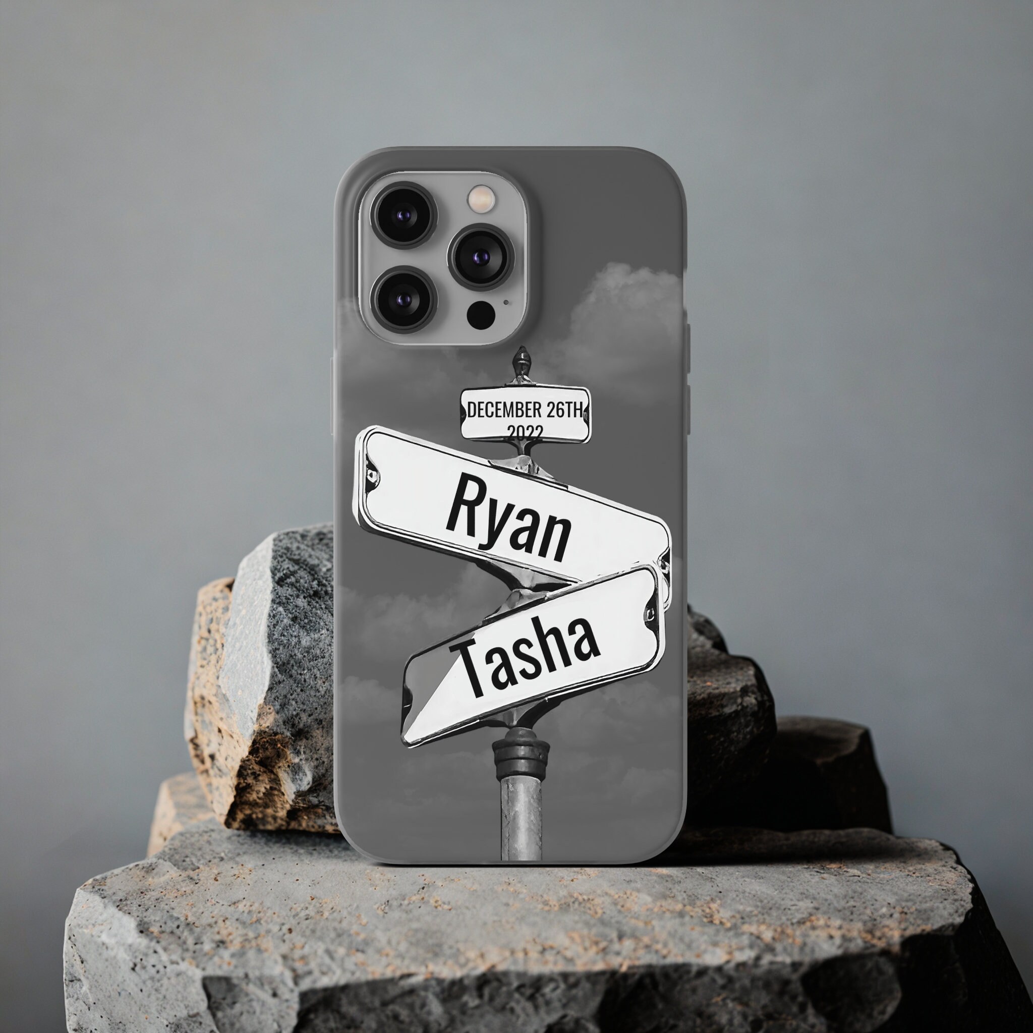 Street Sign Phone Case - Slim Flexible Custom Design - 4