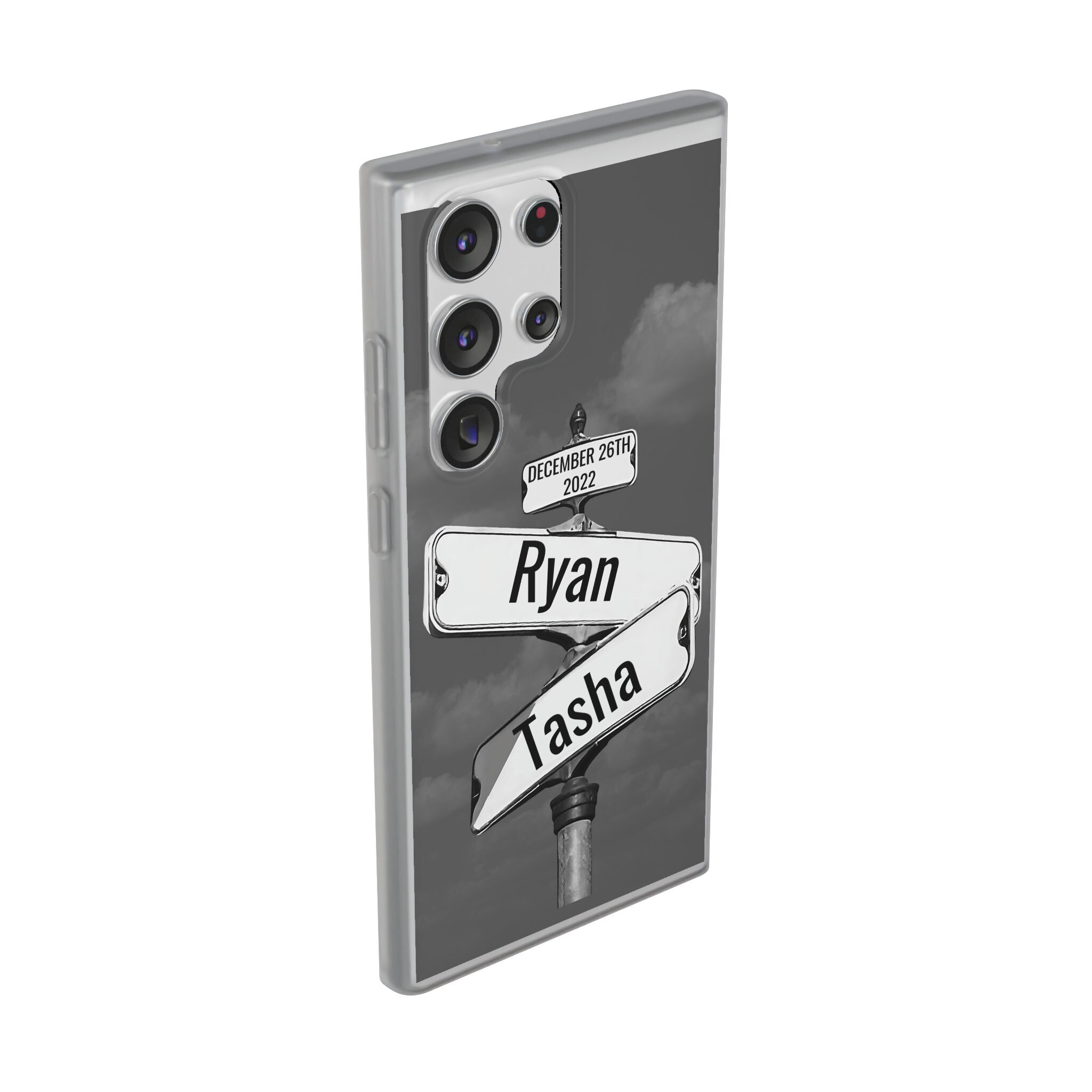 Street Sign Phone Case - Slim Flexible Custom Design - 5