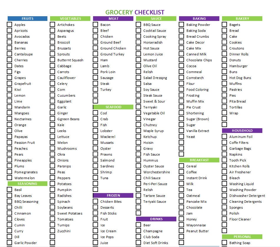 Time-Saving Weekly Meal Planning Organizer with Printable Grocery List - 2