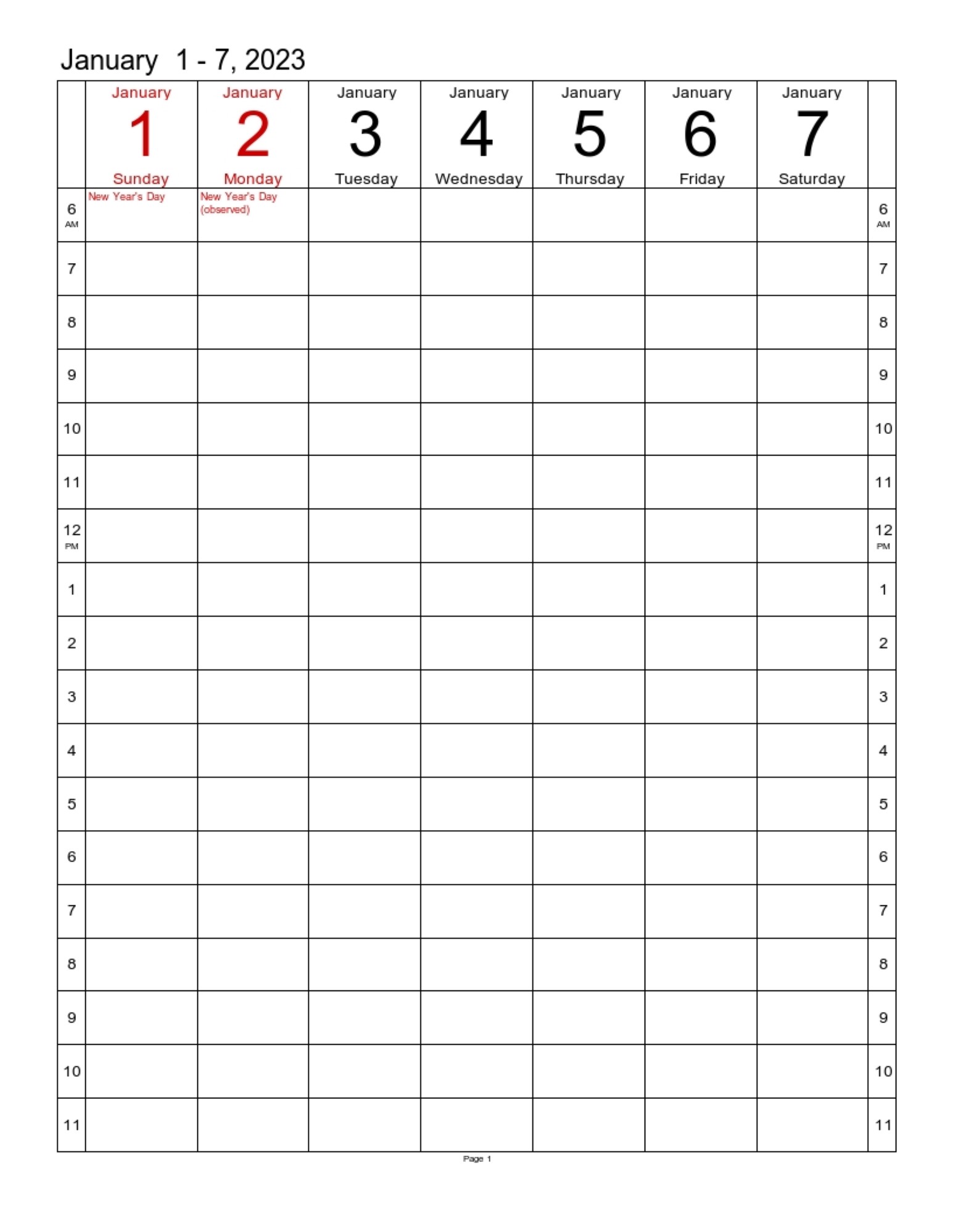 Weekly Agenda Planner - Minimalist Productivity & Schedule Organizer